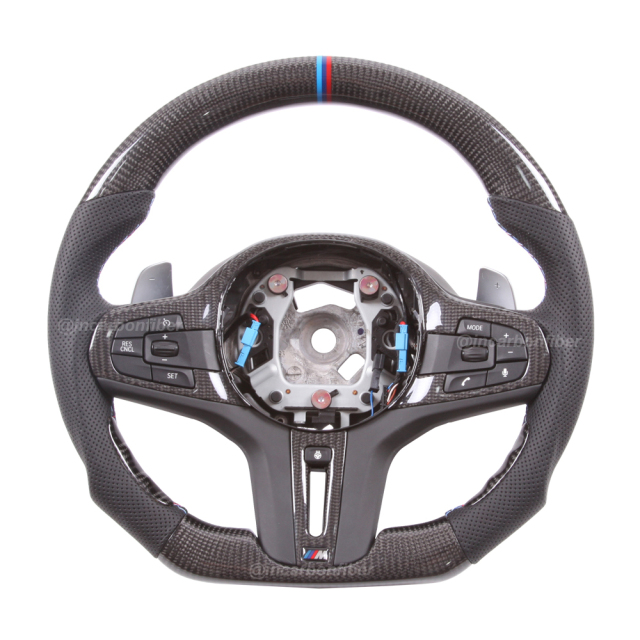Carbon Fiber Steering Wheel for BMW 1 Series, 3 Series, 5 Series, 7 Series, 8 Series, M Series, X3, X5