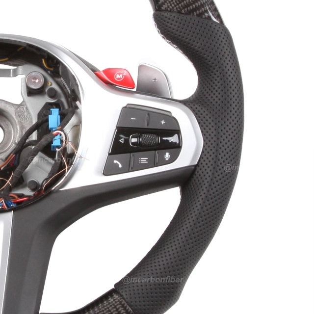 Carbon Fiber Steering Wheel for BMW 1 Series, 3 Series, 5 Series, 7 Series, 8 Series, M Series, X3, X5