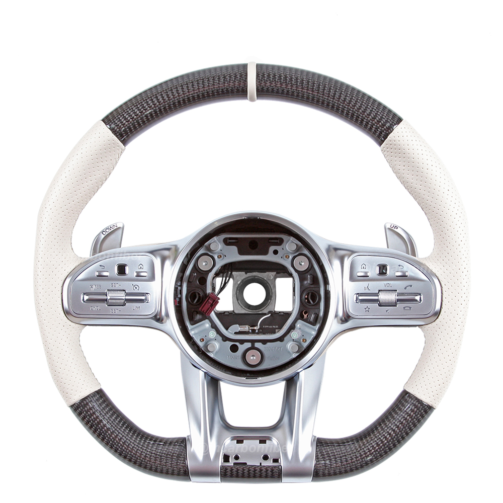 Carbon Fiber Steering Wheel for Mercedes Benz A-Class, C-Class, E-Class, G-Class, S-Class, CLS, AMG