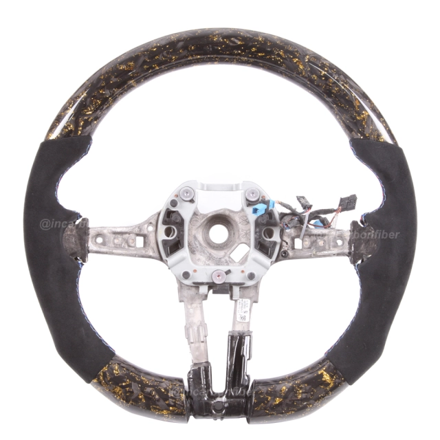 Carbon Fiber Steering Wheel for BMW 1 Series, 2 Series, 3 Series, 4 Series, 5 Series, M Series, X1, X3, X5, X6