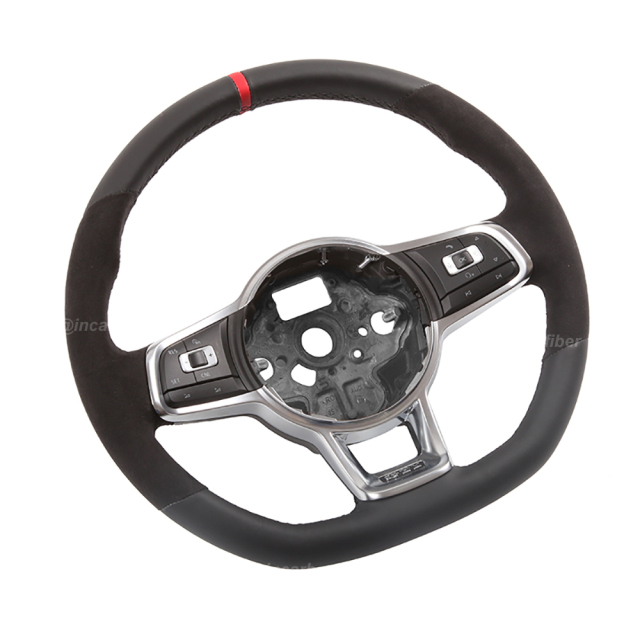 Carbon Fiber Steering Wheel for VW GTI, Golf, Scirocco, Polo, Jetta, Tiguan, Passat, Touran, Arteon