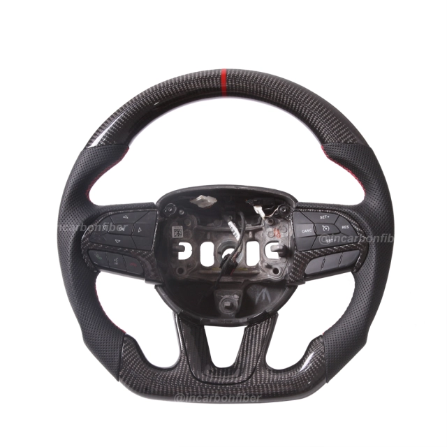 Carbon Fiber Steering Wheel for Dodge Charger, Challenger, SRT