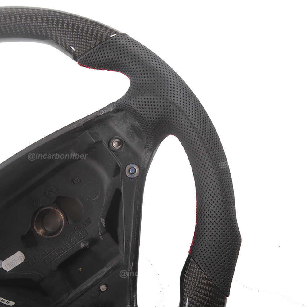 Carbon Fiber Steering Wheel for Porsche 911, Cayenne, Macan, Panamera, Taycan, Boxster, Cayman, Spyder, GTS