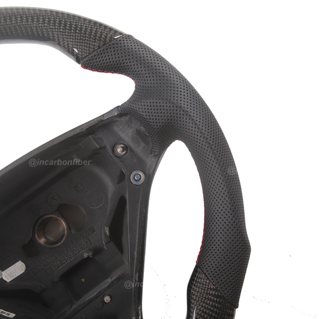 Carbon Fiber Steering Wheel for Porsche 911, Cayenne, Macan, Panamera, Taycan, Boxster, Cayman, Spyder, GTS