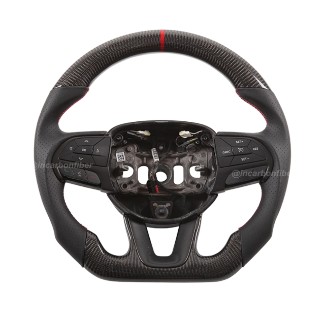 Carbon Fiber Steering Wheel for Dodge Charger, Challenger, SRT