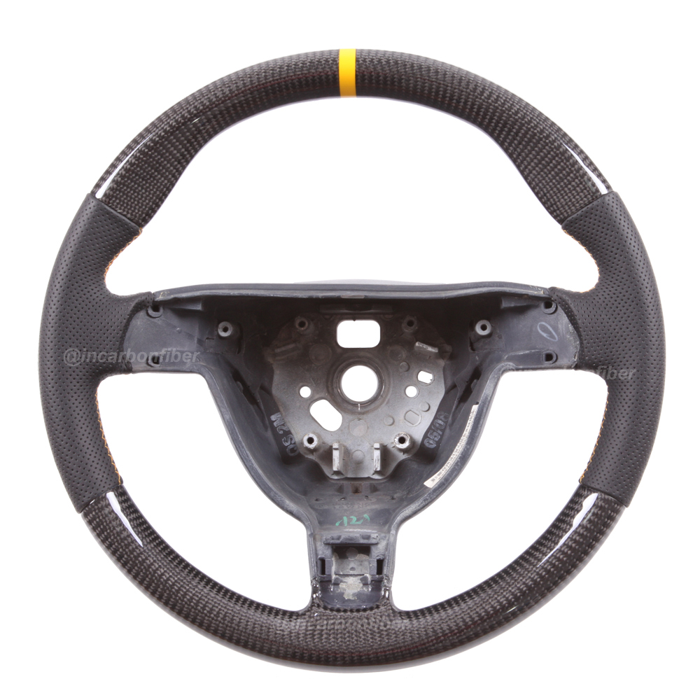 Carbon Fiber Steering Wheel for Porsche 911, Cayenne, Macan, Panamera, Taycan, Boxster, Cayman, Spyder, GTS