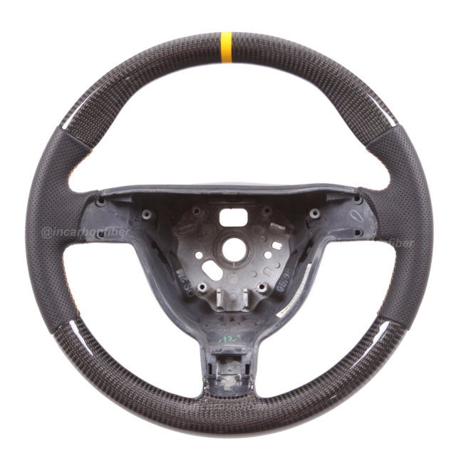 Carbon Fiber Steering Wheel for Porsche 911, Cayenne, Macan, Panamera, Taycan, Boxster, Cayman, Spyder, GTS