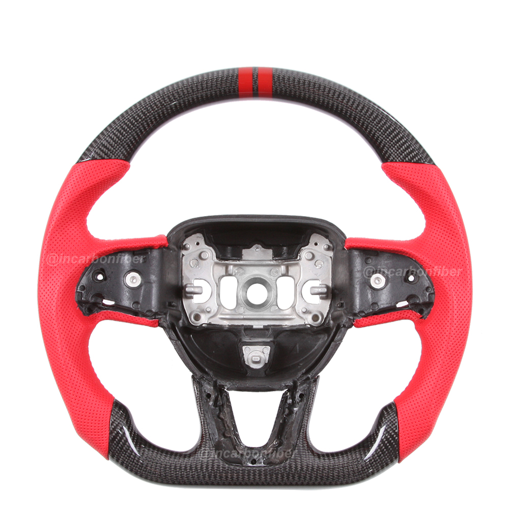 Carbon Fiber Steering Wheel for Dodge Charger, Challenger, SRT