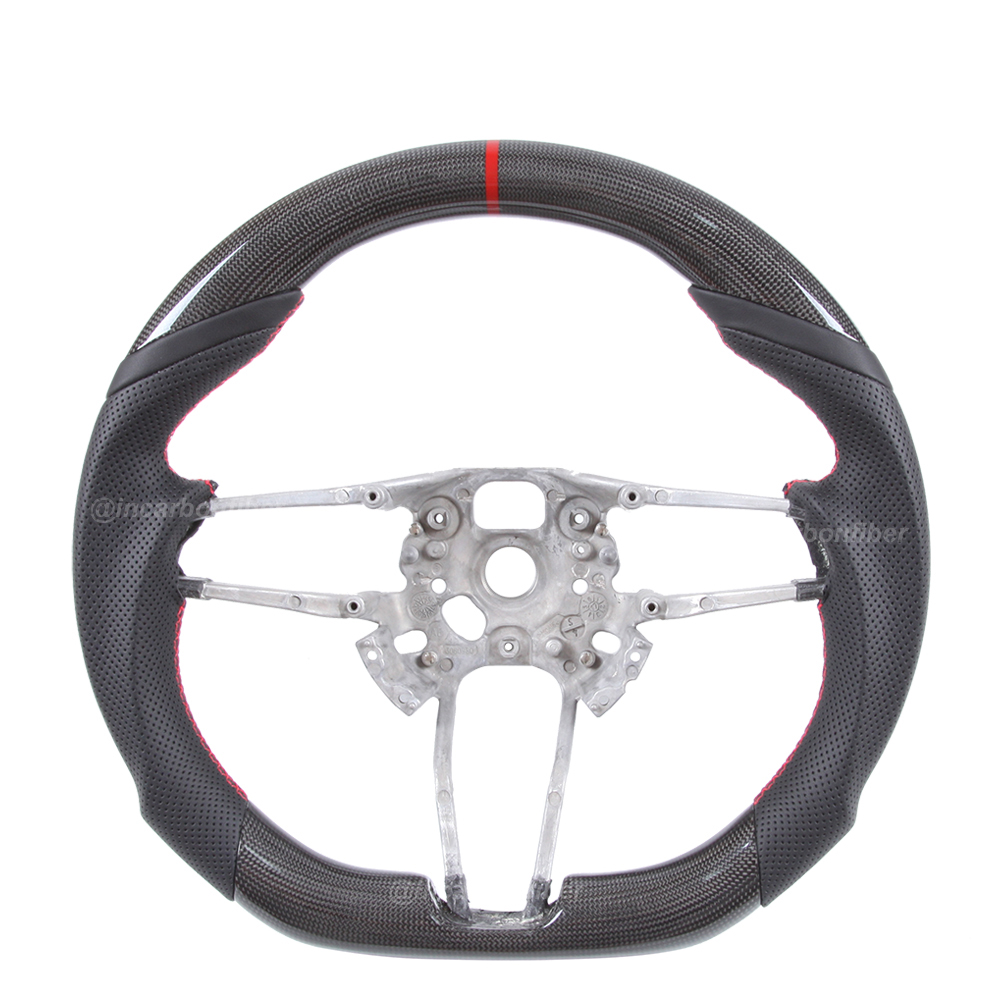 Carbon Fiber Steering Wheel for Porsche 911, Cayenne, Macan, Panamera, Taycan, Boxster, Cayman, Spyder, GTS