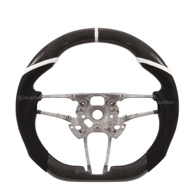 Carbon Fiber Steering Wheel for Porsche 911, Cayenne, Macan, Panamera, Taycan, Boxster, Cayman, Spyder, GTS