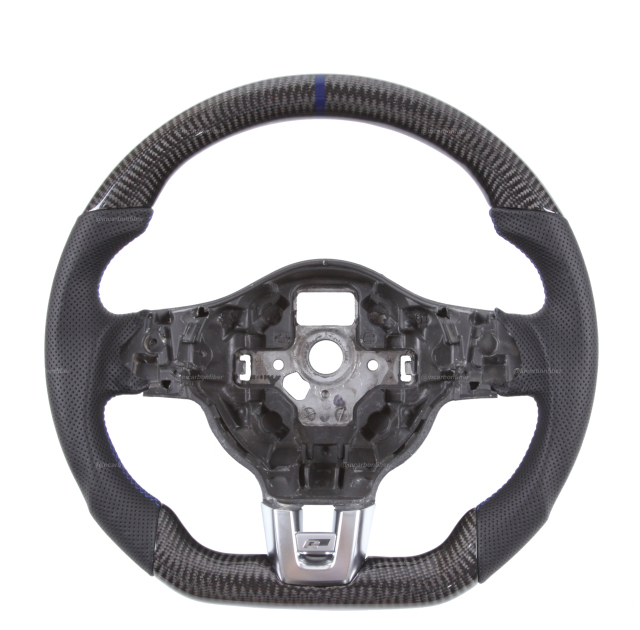 Carbon Fiber Steering Wheel for VW GTI, Golf, Scirocco, Polo, Jetta, Tiguan, Passat, Touran, Arteon