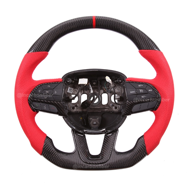 Carbon Fiber Steering Wheel for Dodge Charger, Challenger, SRT