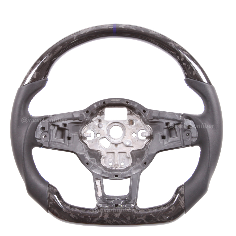 Carbon Fiber Steering Wheel for VW GTI, Golf, Scirocco, Polo, Jetta, Tiguan, Passat, Touran, Arteon
