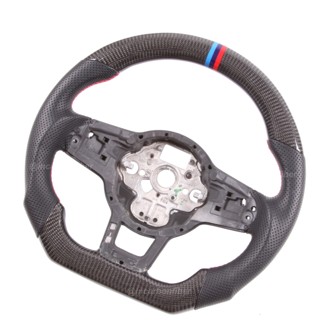 Carbon Fiber Steering Wheel for VW GTI, Golf, Scirocco, Polo, Jetta, Tiguan, Passat, Touran, Arteon