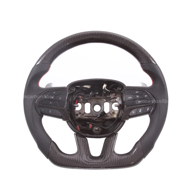 Carbon Fiber Steering Wheel for Dodge Charger, Challenger, SRT