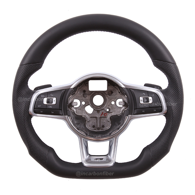 Carbon Fiber Steering Wheel for VW GTI, Golf, Scirocco, Polo, Jetta, Tiguan, Passat, Touran, Arteon