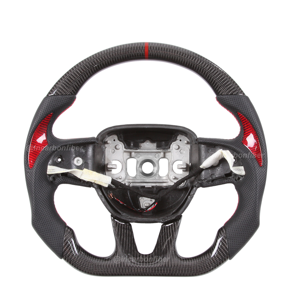 Carbon Fiber Steering Wheel for Dodge Charger, Challenger, SRT