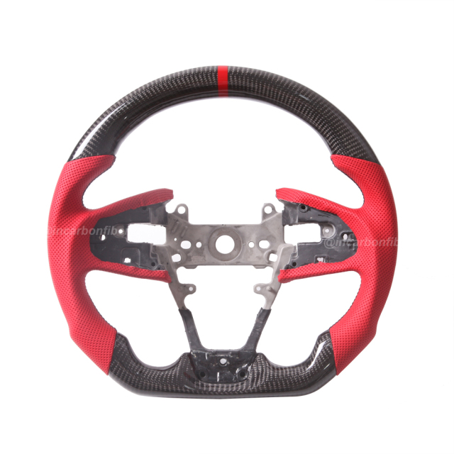 Carbon Fiber Steering Wheel for Honda Civic, Type R