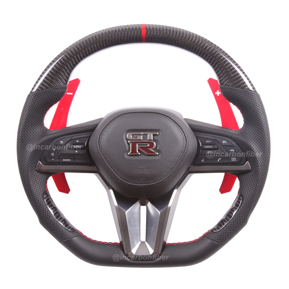 Carbon Fiber Steering Wheel for Nissan GT-R