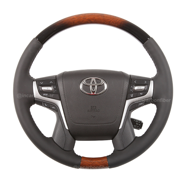 Carbon Fiber Steering Wheel for Toyota Land Cruiser, Land Cruiser Prado, Crown, Alphard