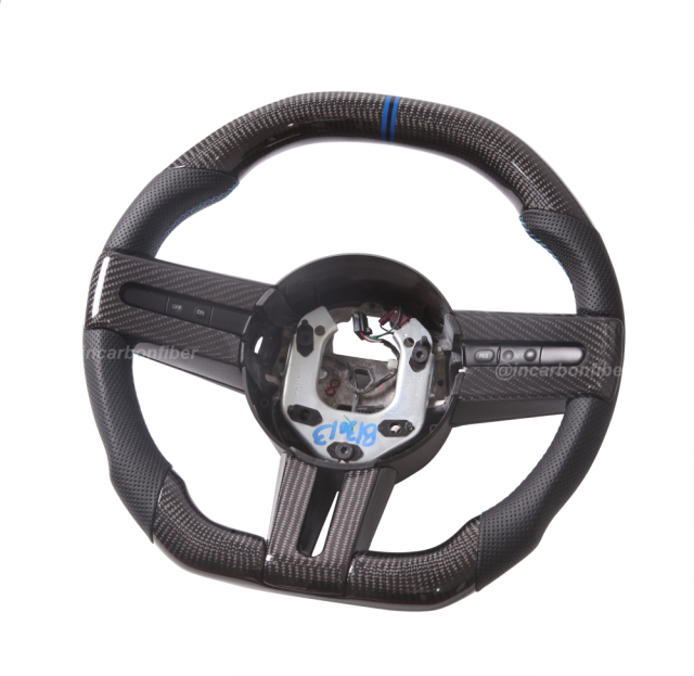 Carbon Fiber Steering Wheel for Ford Mustang