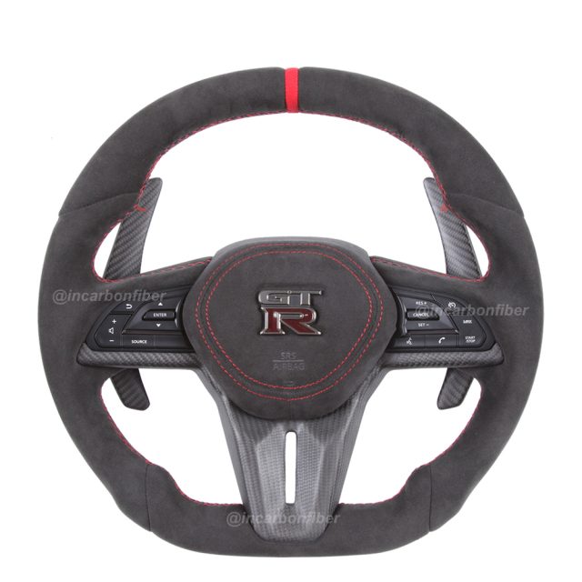 Carbon Fiber Steering Wheel for Nissan GT-R