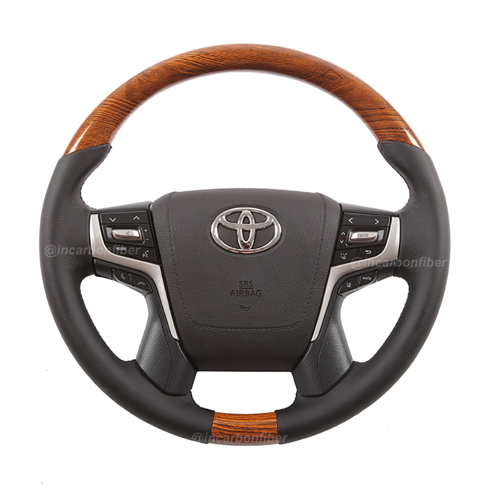 Carbon Fiber Steering Wheel for Toyota Land Cruiser, Land Cruiser Prado, Crown, Alphard