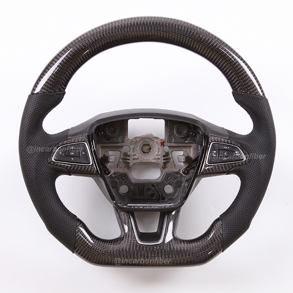 Carbon Fiber Steering Wheel for Ford Focus