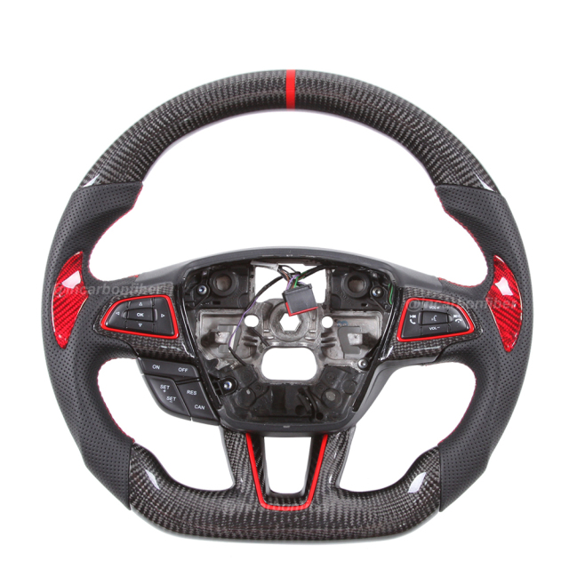 Carbon Fiber Steering Wheel for Ford Focus