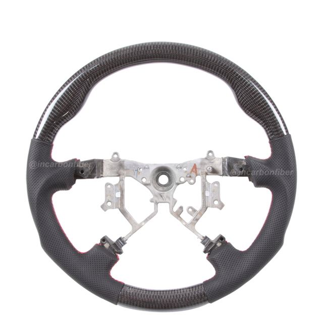 Carbon Fiber Steering Wheel for Toyota Land Cruiser Prado, Crown, Alphard