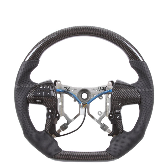 Carbon Fiber Steering Wheel for Toyota Camry, Corolla, Highlander, Hilux Vigo, Premio