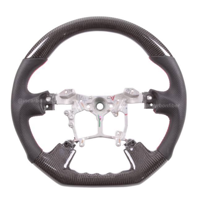 Carbon Fiber Steering Wheel for Toyota Land Cruiser Prado, Crown, Alphard