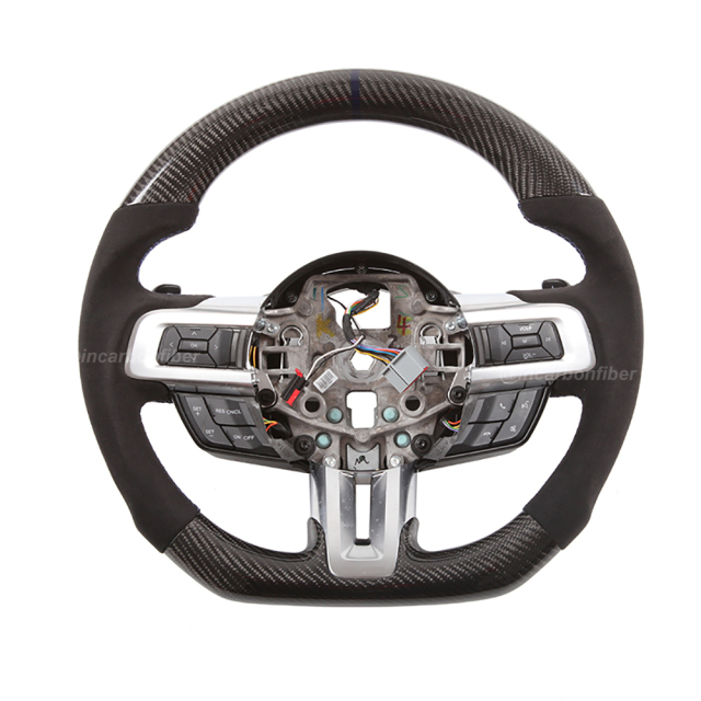 Carbon Fiber Steering Wheel for Ford Mustang