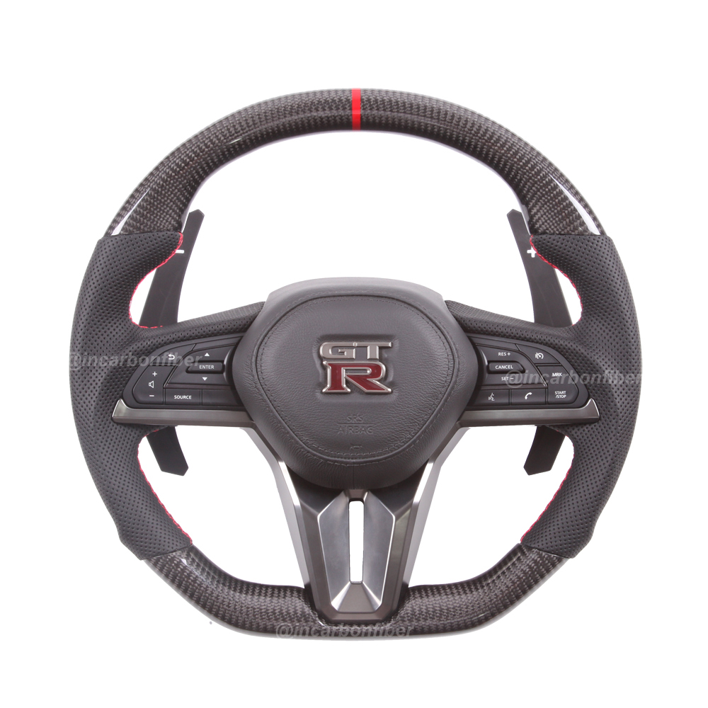 Carbon Fiber Steering Wheel for Nissan GT-R