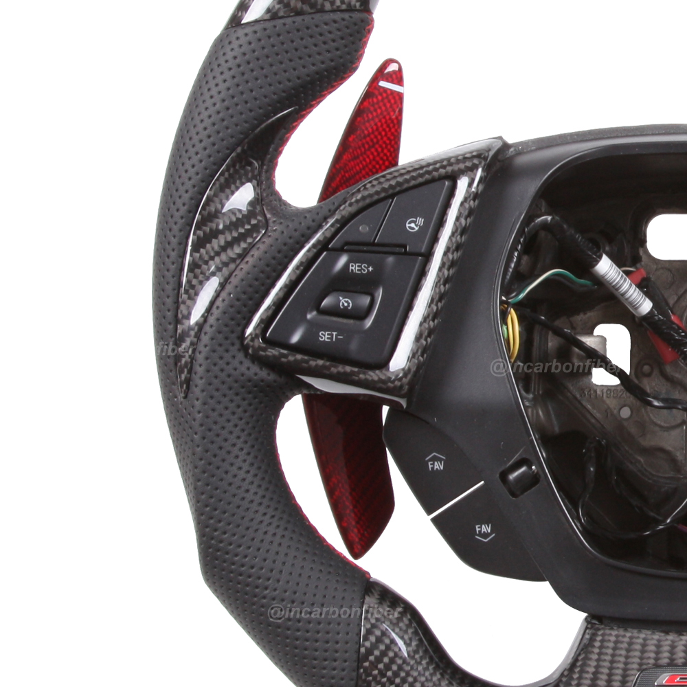 Carbon Fiber Steering Wheel for Chevrolet Camaro