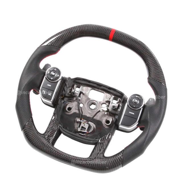 Carbon Fiber Steering Wheel for Land Rover Discovery, Range Rover, Evoque, SVR, Defender, Velar