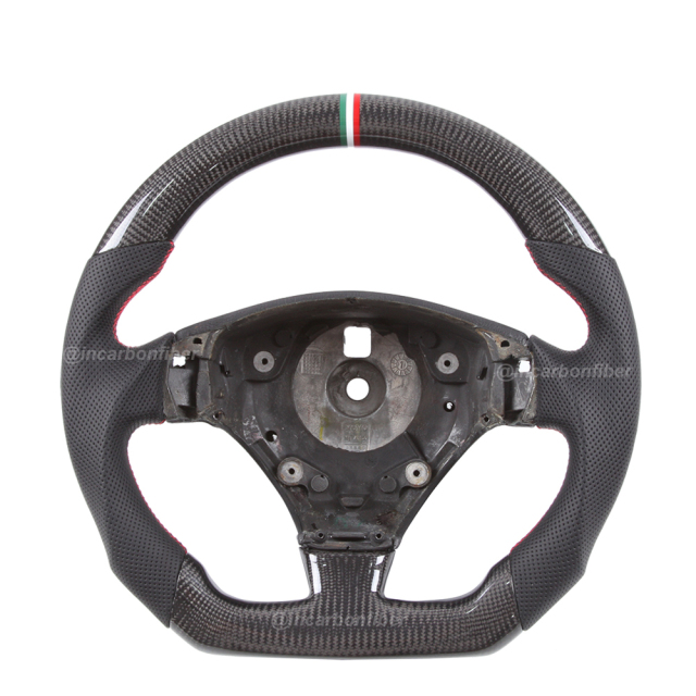 Carbon Fiber Steering Wheel for Maserati Granturismo, Ghibli, Levante, Turismo, Quattroporte, GranCabrio