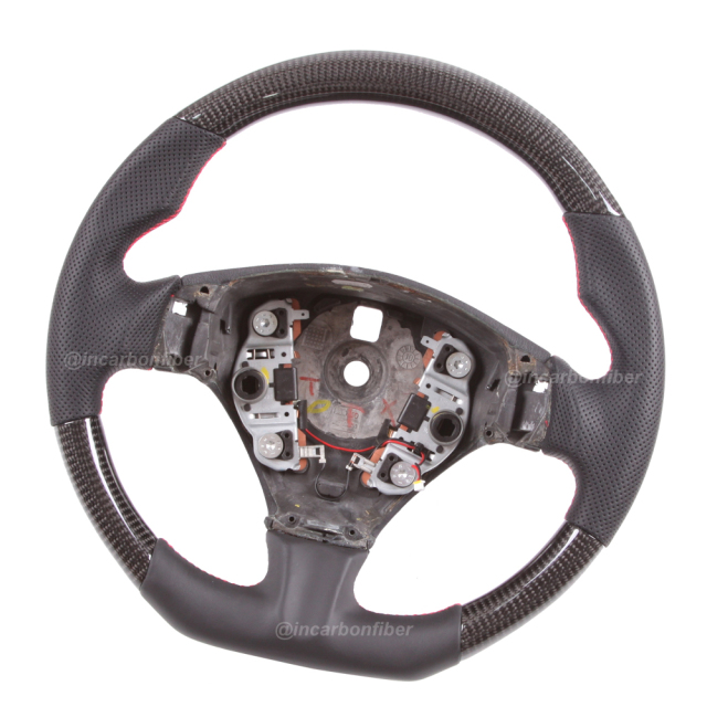 Carbon Fiber Steering Wheel for Maserati Granturismo, Ghibli, Levante, Turismo, Quattroporte, GranCabrio