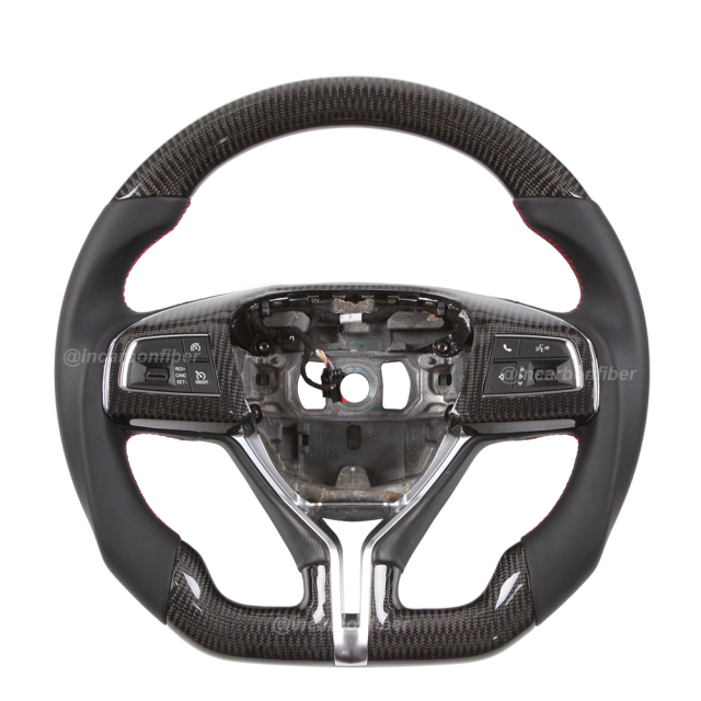 Carbon Fiber Steering Wheel for Maserati Granturismo, Ghibli, Levante, Turismo, Quattroporte, GranCabrio
