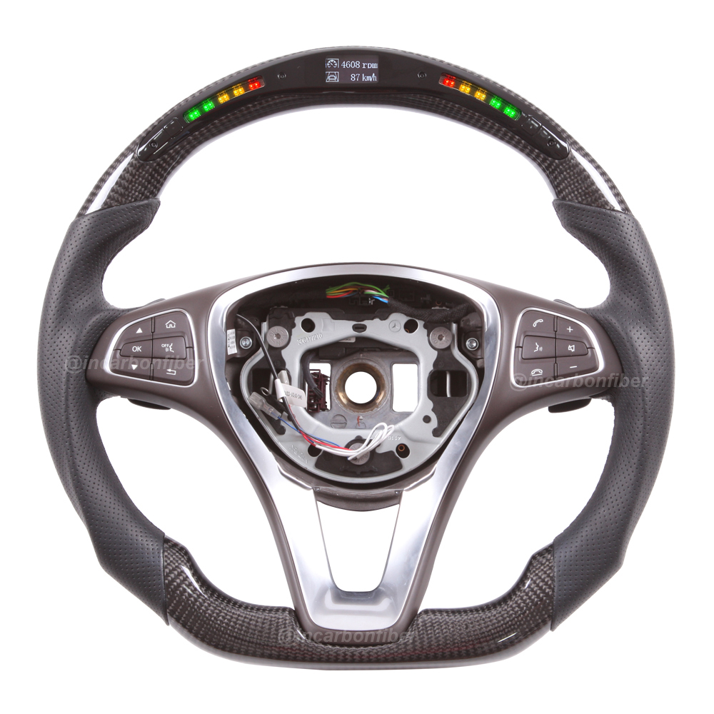 LED Steering Wheel for Mercedes Benz B-Class, C-Class, E-Class, GLA, GLC, GLE, GLS, CLA, CLS, VITO