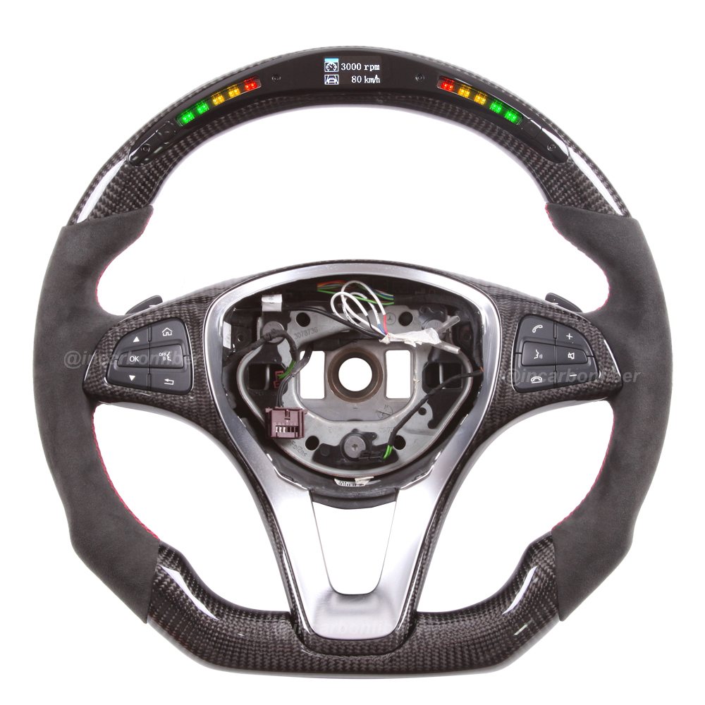 LED Steering Wheel for Mercedes Benz B-Class, C-Class, E-Class, GLA, GLC, GLE, GLS, CLA, CLS, VITO