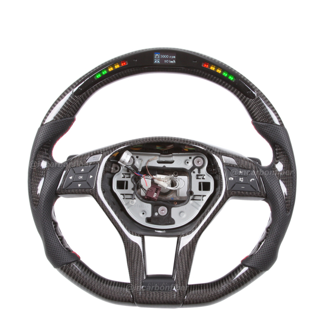 LED Steering Wheel for Mercedes Benz C-Class, E-Class, GLA, GLK, CLA, CLS, SL, AMG