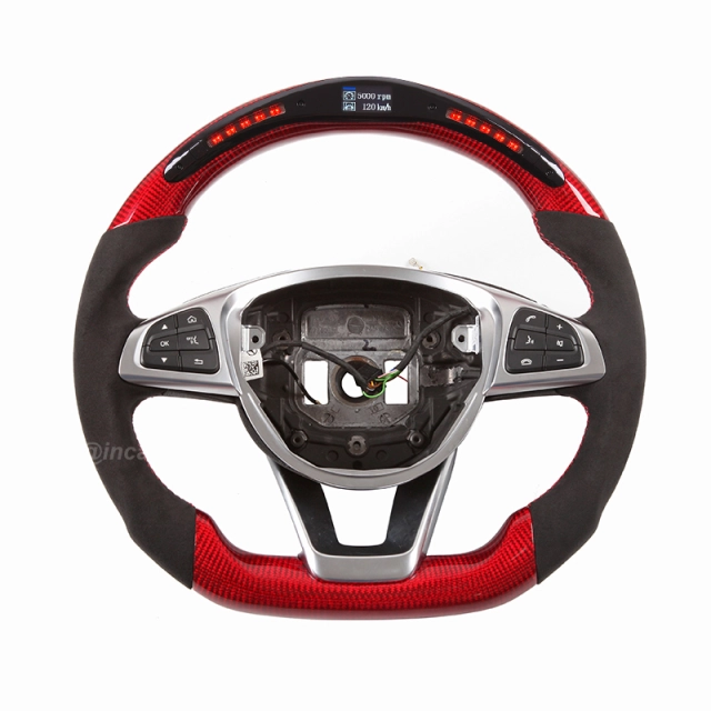 LED Steering Wheel for Mercedes Benz C-Class, E-Class, S-Class, GLA, GLE, CLA, CLS, SLC, SL, AMG