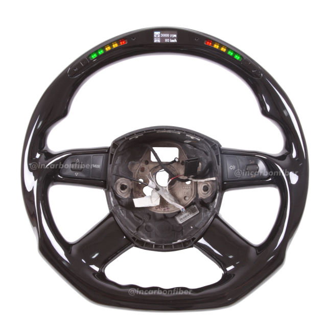 LED Steering Wheel for Audi A1, A2, A3, A4, A5, A6, A7, S3/RS3, S4/RS4, S5/RS5, S6/RS6, S7/RS7, R8, Q2, Q3, Q5, Q7, SQ5