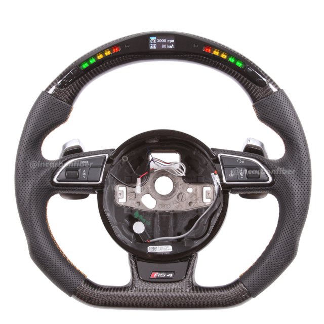 LED Steering Wheel for Audi S3/RS3, S4/RS4, S5/RS5, S6/RS6, S7/RS7