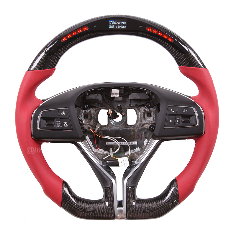 LED Steering Wheel for Maserati Granturismo, Ghibli, Levante, Turismo, Quattroporte, GranCabrio