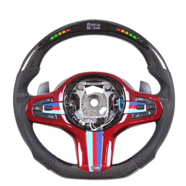 LED Steering Wheel for BMW 1 Series, 3 Series, 5 Series, 7 Series, 8 Series, X3, X5, M Series