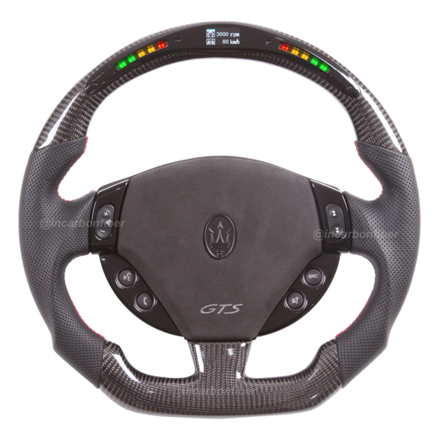 LED Steering Wheel for Maserati Granturismo, Ghibli, Levante, Turismo, Quattroporte, GranCabrio