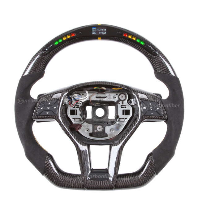 LED Steering Wheel for Mercedes Benz C-Class, E-Class, GLA, GLK, CLA, CLS, SL, AMG