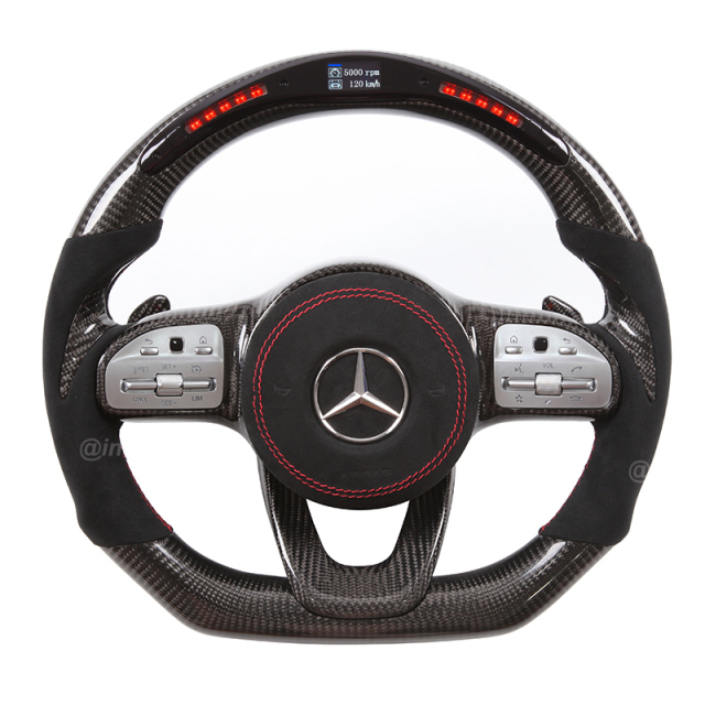 LED Steering Wheel for Mercedes Benz B-Class, C-Class, E-Class, EQC, CLA, GLE, GLS